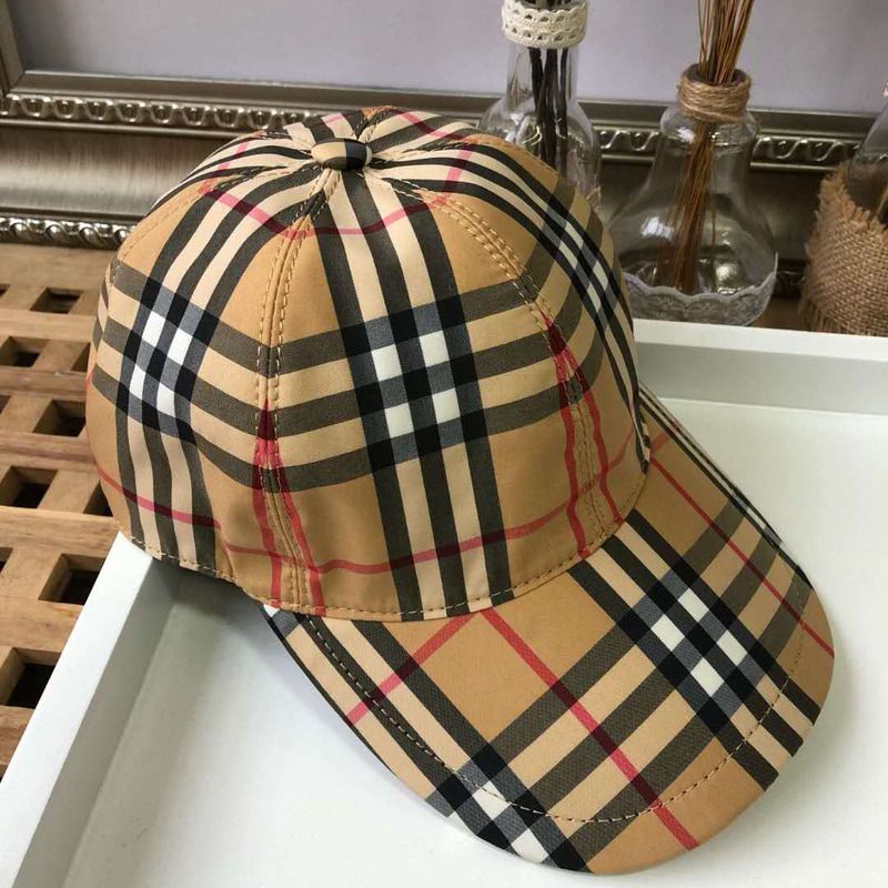 B**rry vintage check and icon stripe baseball cap