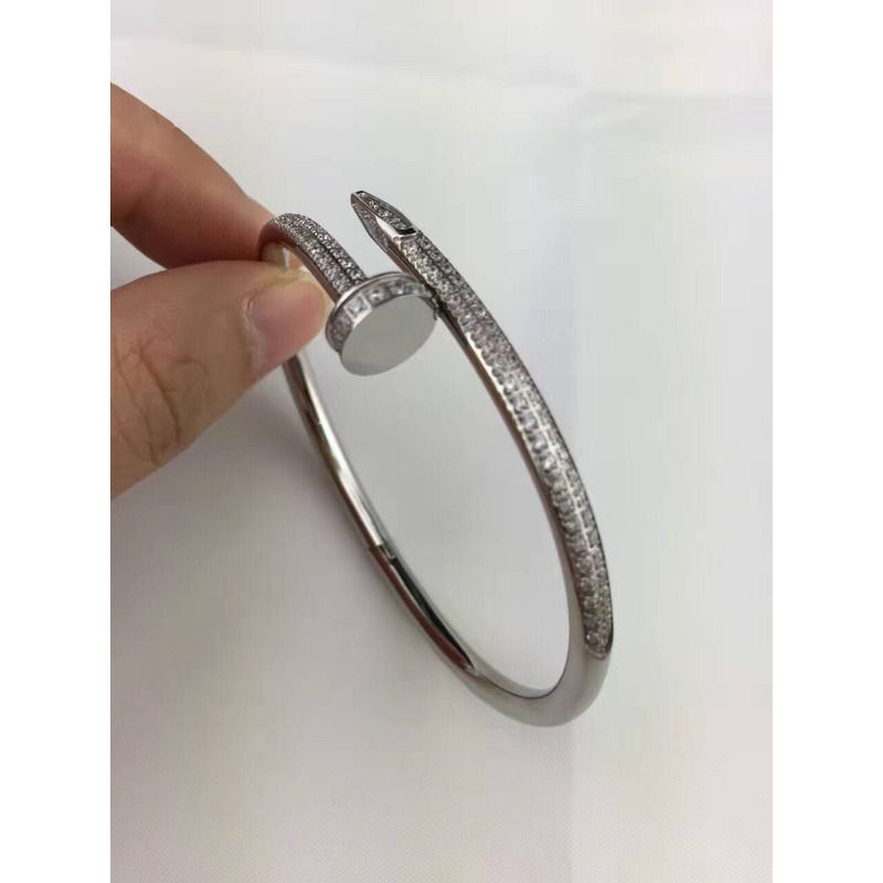 Cartier Juste un Clou Diamond Bracelets Silver