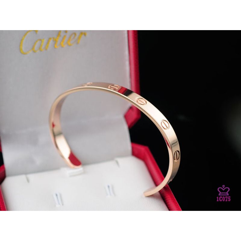 Cartier Love Rose Gold Open Bracelet