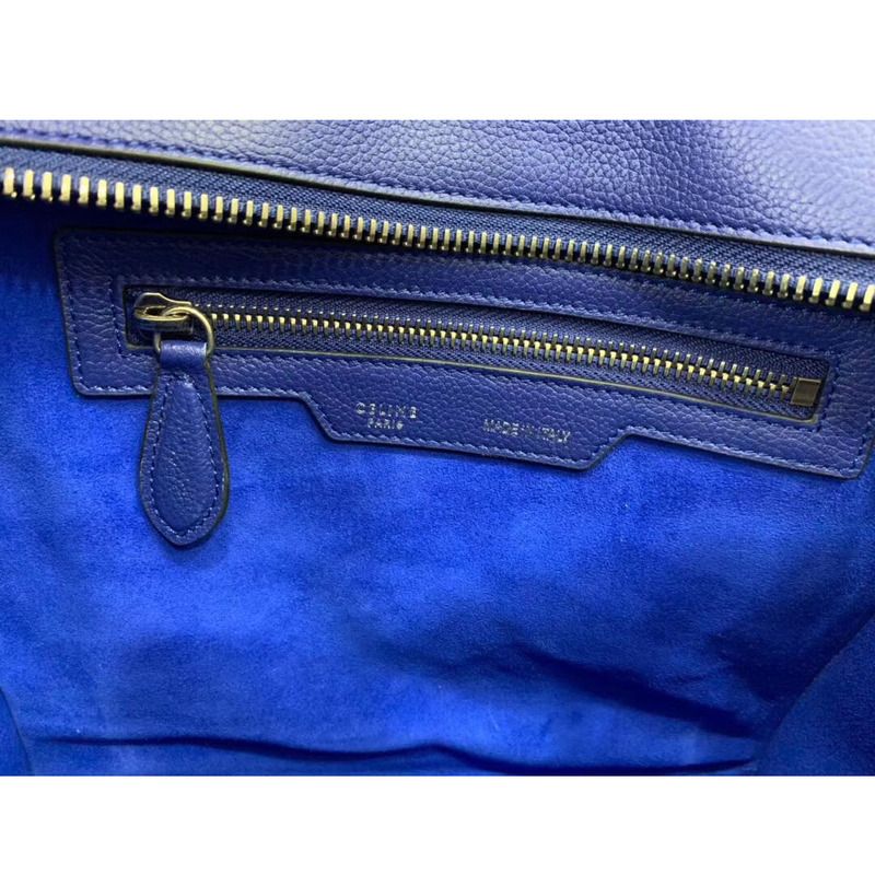 Ce**e luggage mini shopper leather blue bag