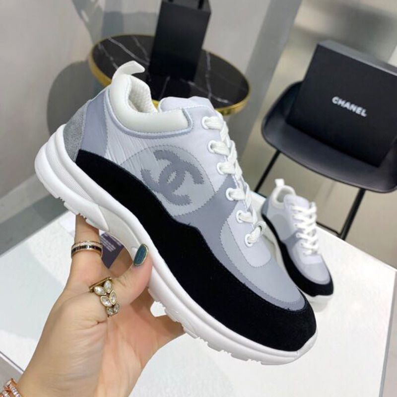 Ch*el low top trainer sneaker