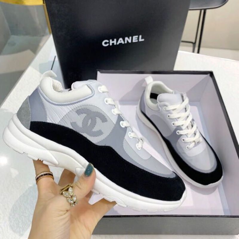 Ch*el low top trainer sneaker