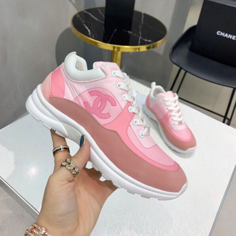 Ch*el low top trainer sneaker