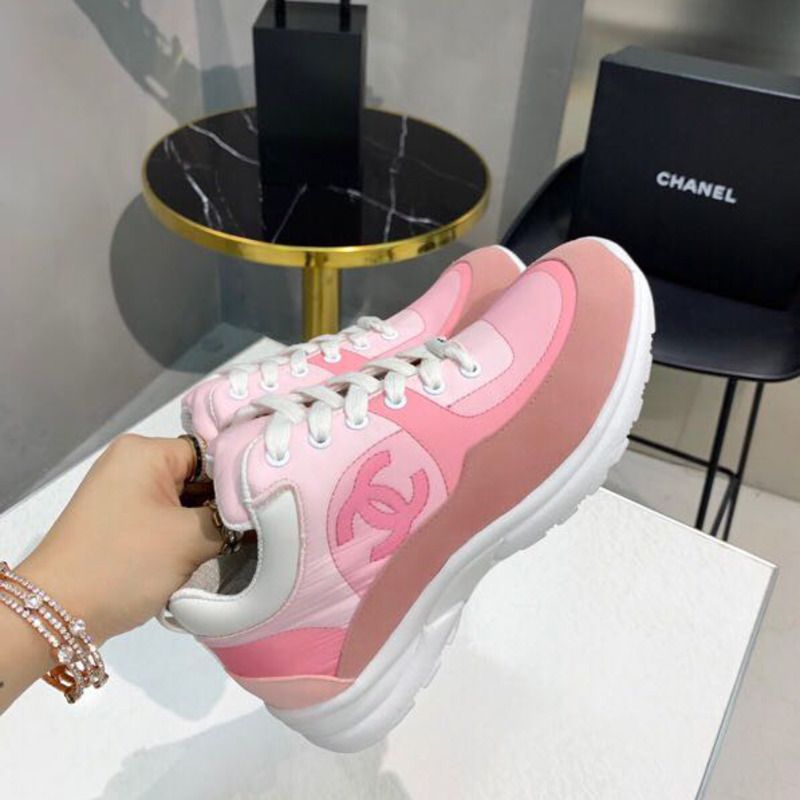 Ch*el low top trainer sneaker