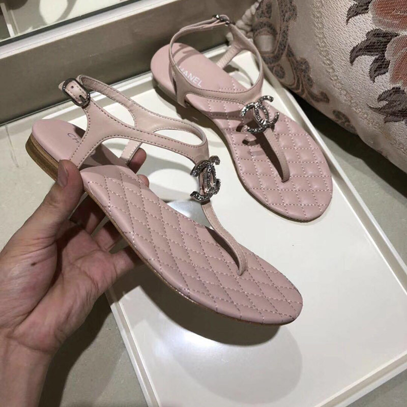 Ch*el slide sandal in pink