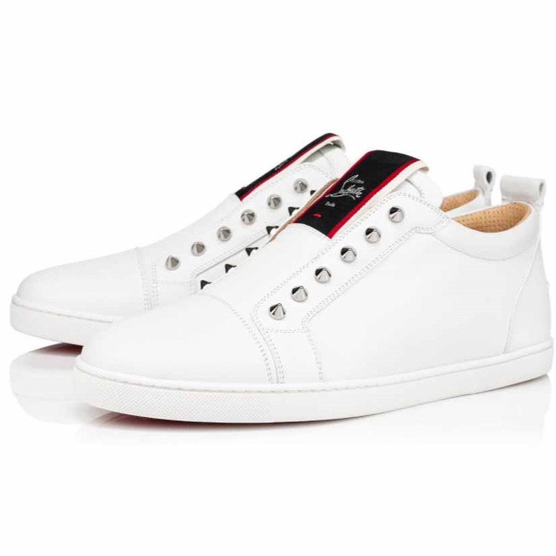 Ch**an louboutin f.a.v fique a vontade white calf