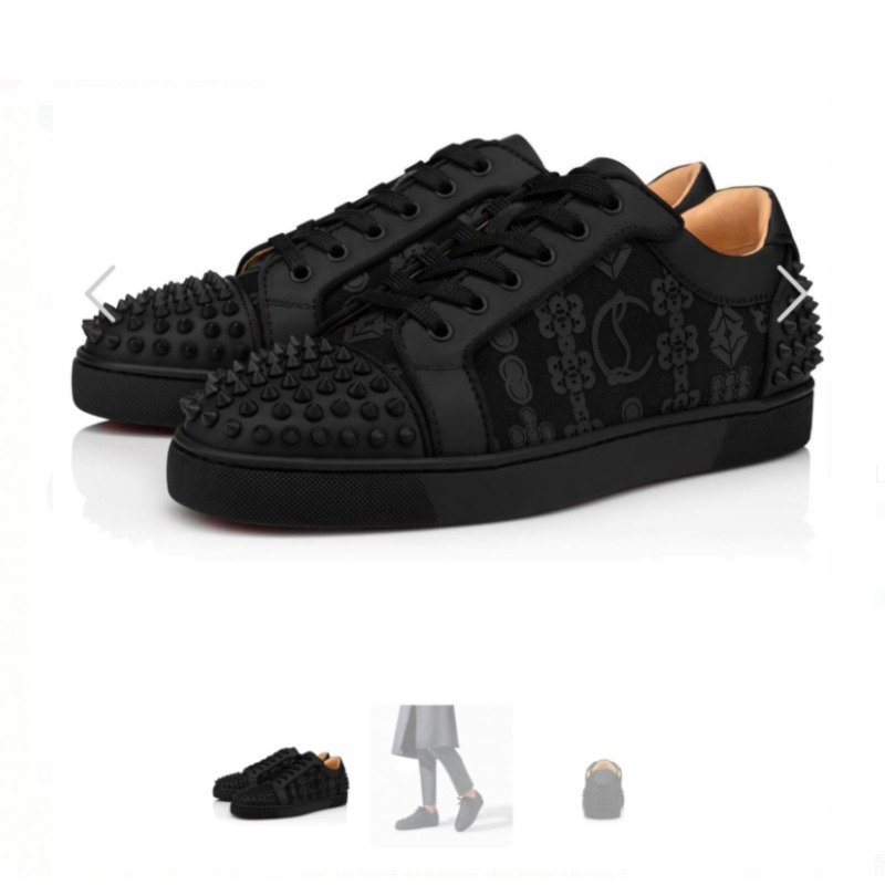 Ch**an louboutin junior spikes orlato sneakers