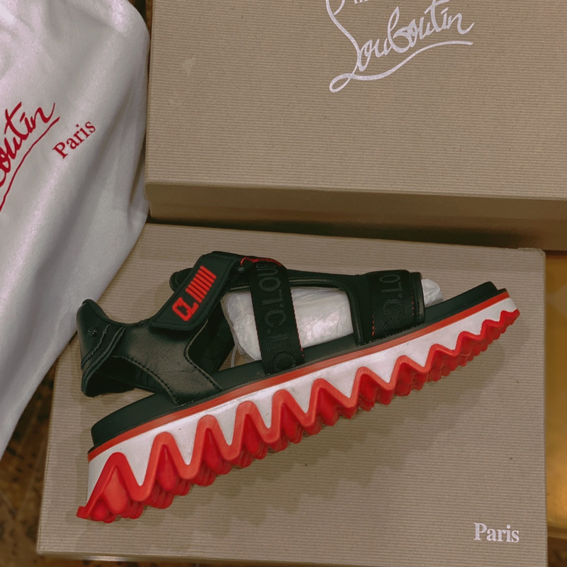 Ch**an louboutin summer loubishark sandals