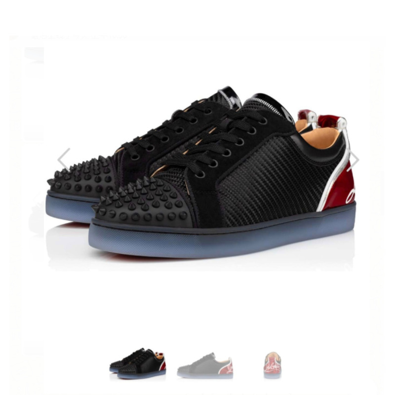 Ch**an louboutin fun l**is junior spikes sneakers