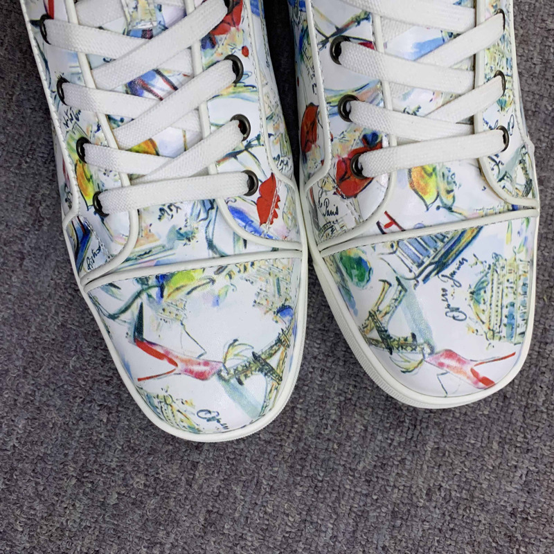 Ch**an louboutin super perfect l**is junior high-top trainers