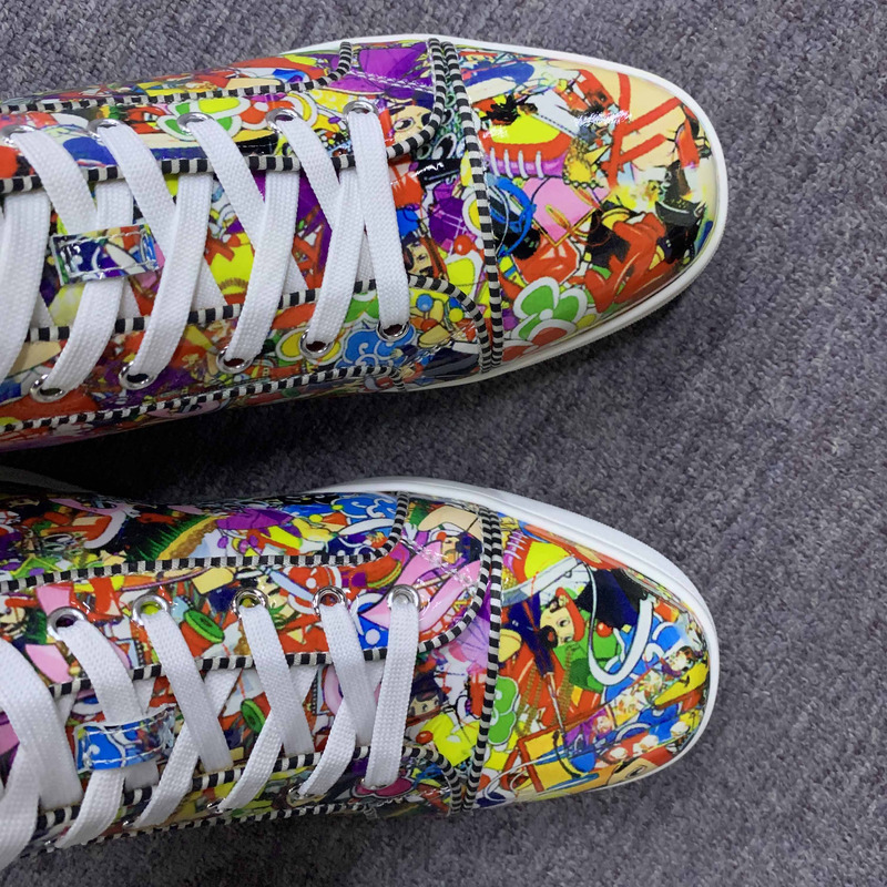 Ch**an louboutin lou orlato super loubi-print high-top trainers