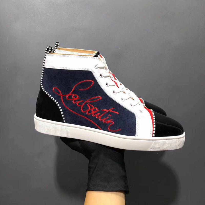 Ch**an louboutin high top sneakers