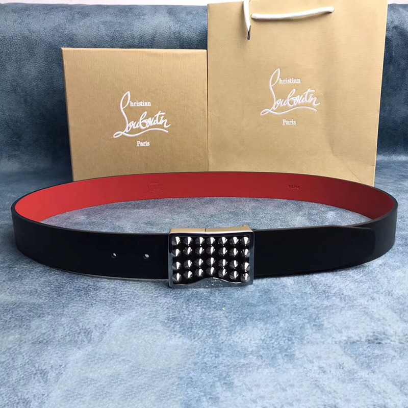 Ch**an louboutin classic men leather 35mm belts