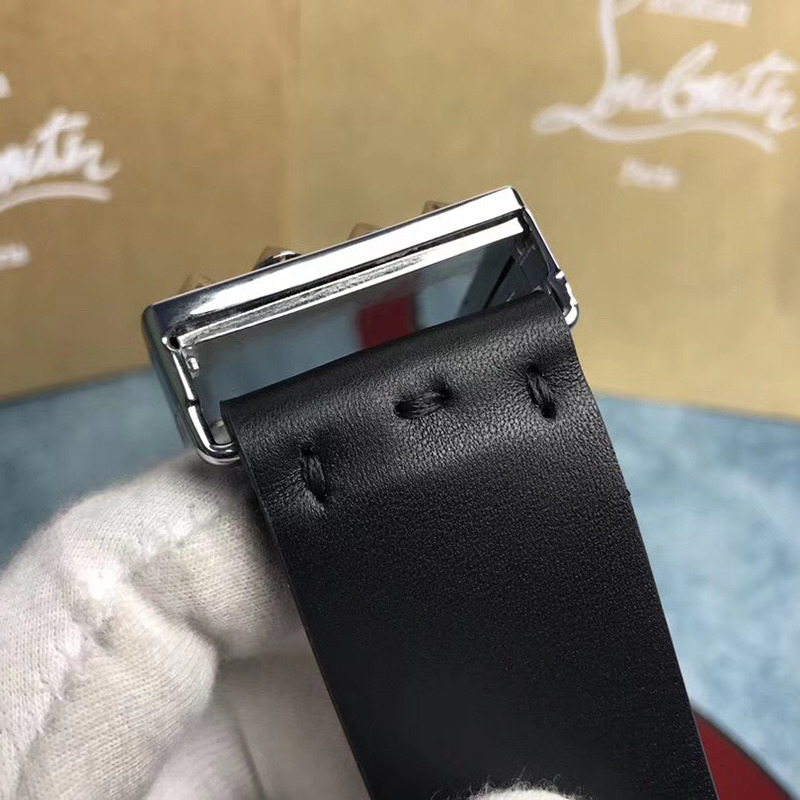 Ch**an louboutin classic men leather 35mm belts