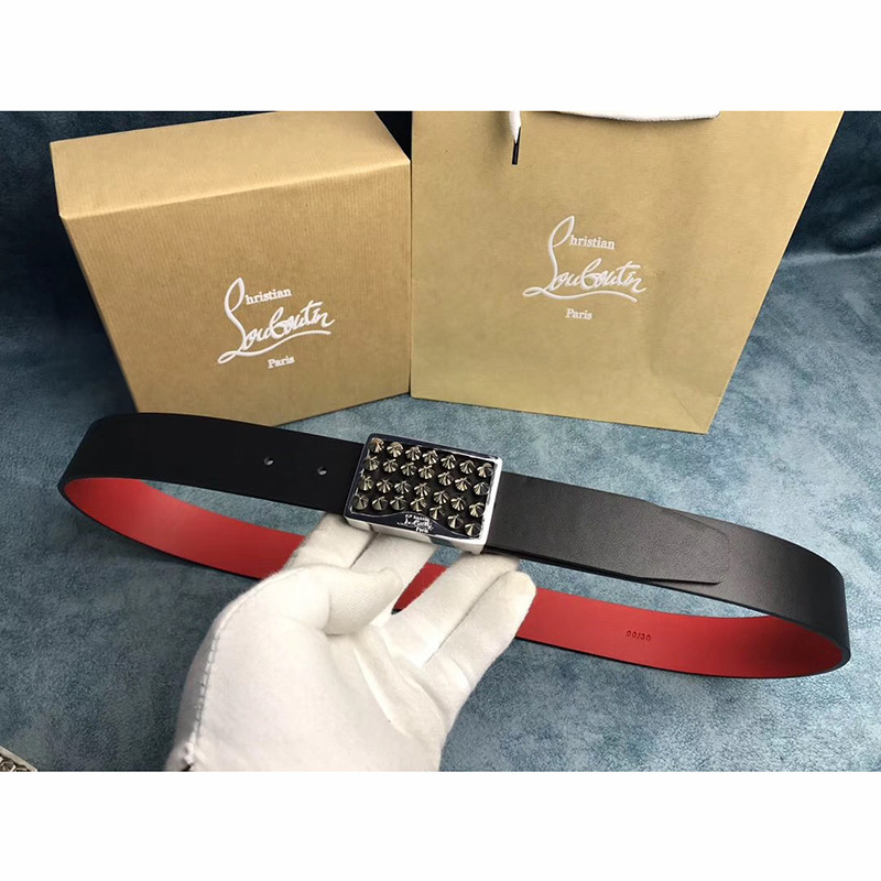 Ch**an louboutin classic men leather 35mm belts