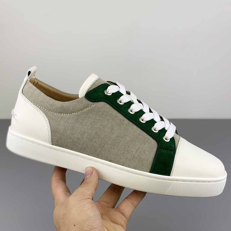 Ch**an louboutin low top woven sneakers