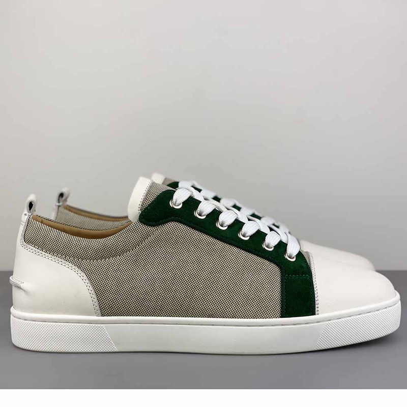 Ch**an louboutin low top woven sneakers