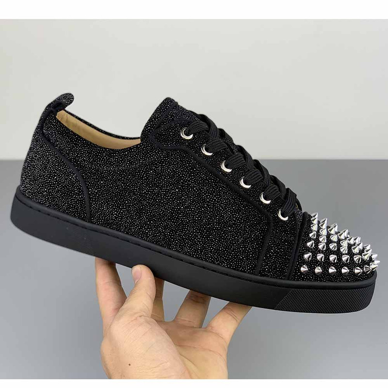 Ch**an louboutin low top l**is junior spikes orlato sneaker