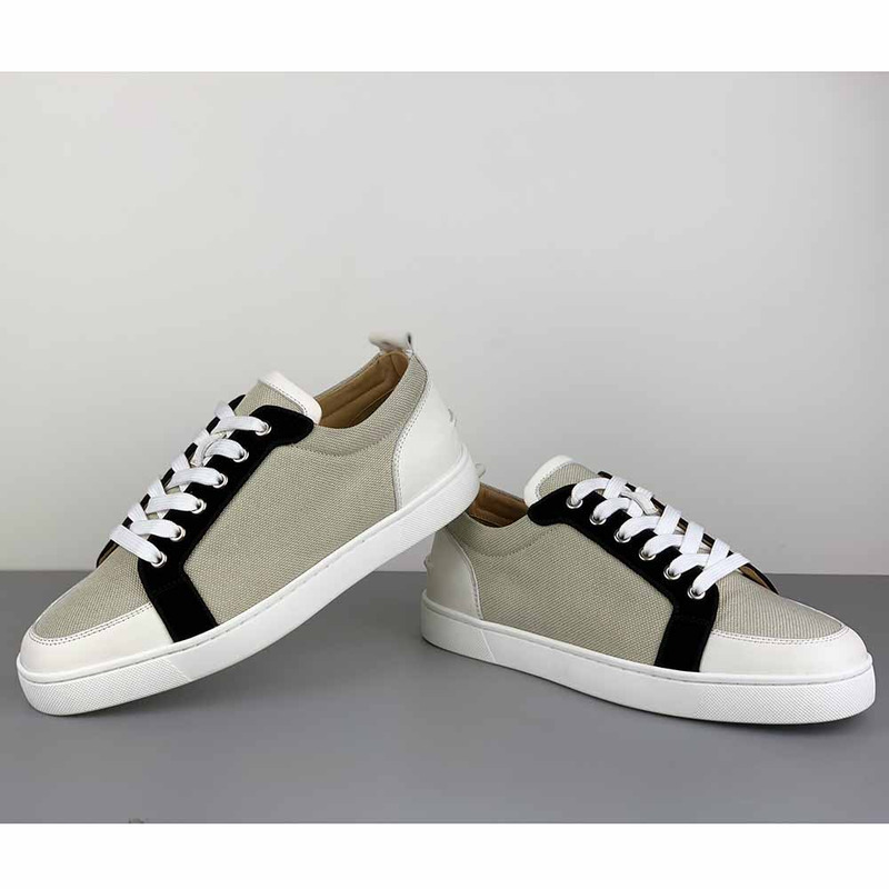 Ch**an louboutin low top woven sneakers