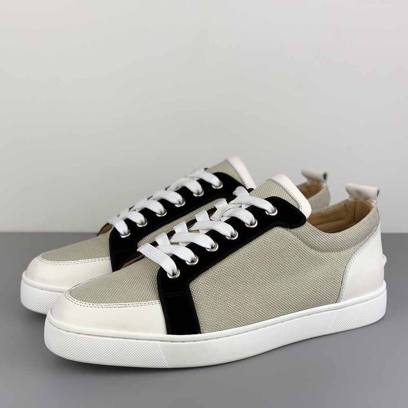 Ch**an louboutin low top woven sneakers