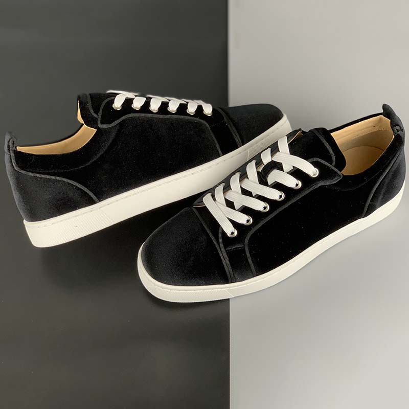 Ch**an louboutin low top black sneakers