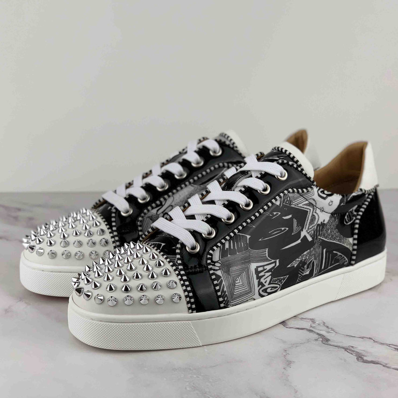 Ch**an louboutin l**is spikes orlato sneaker