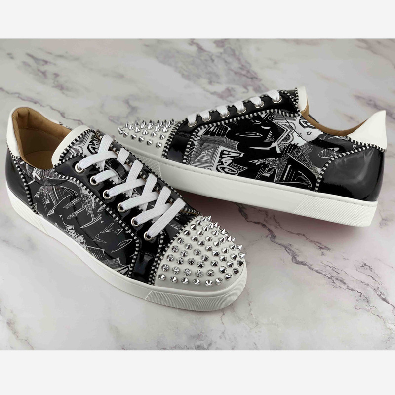 Ch**an louboutin l**is spikes orlato sneaker