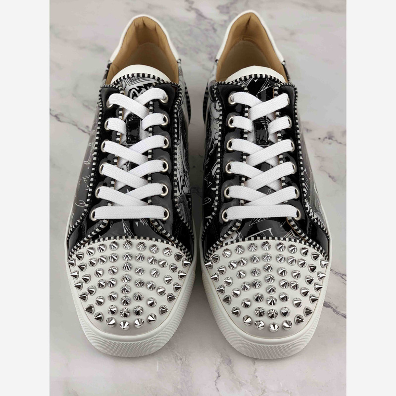 Ch**an louboutin l**is spikes orlato sneaker