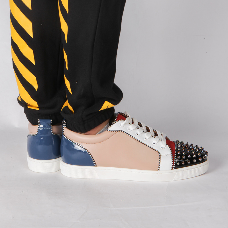 Ch**an louboutin made-to-order!!! limited version l**is junior spikes orlato men