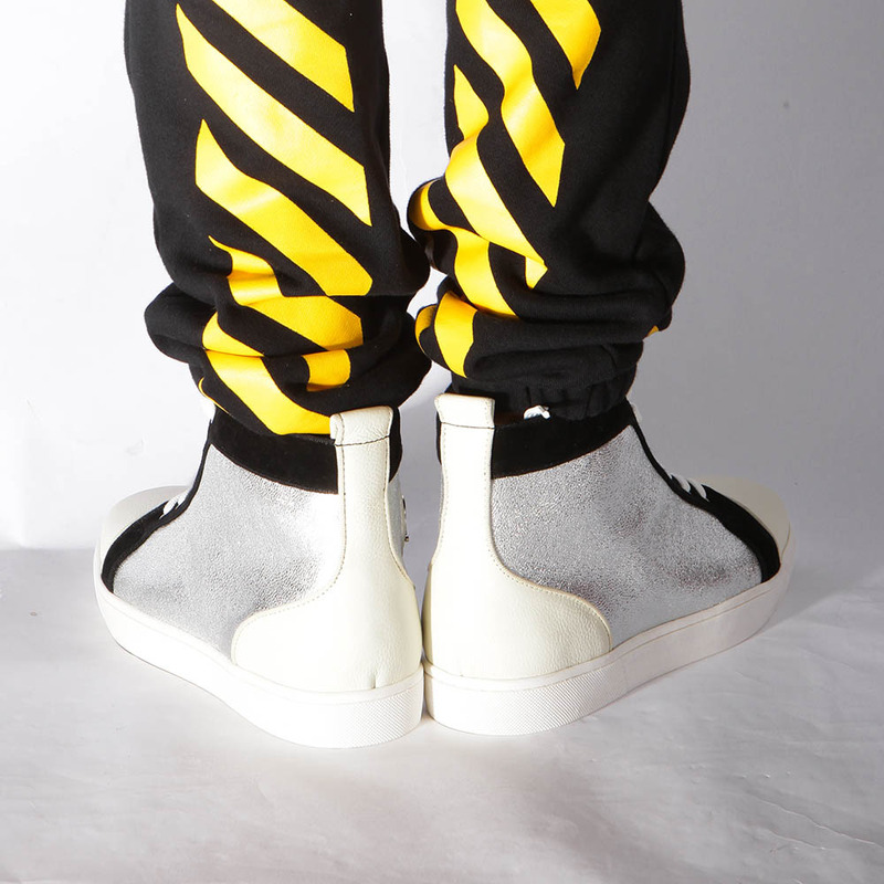 [made  to order] Ch**an louboutin super perfect l**is orlato flat jumbo high-top sneaker