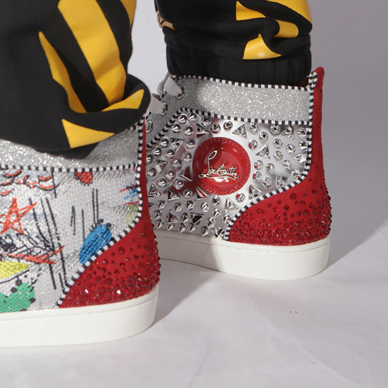 Ch**an louboutin super perfect l**is flat patent leather sneakers