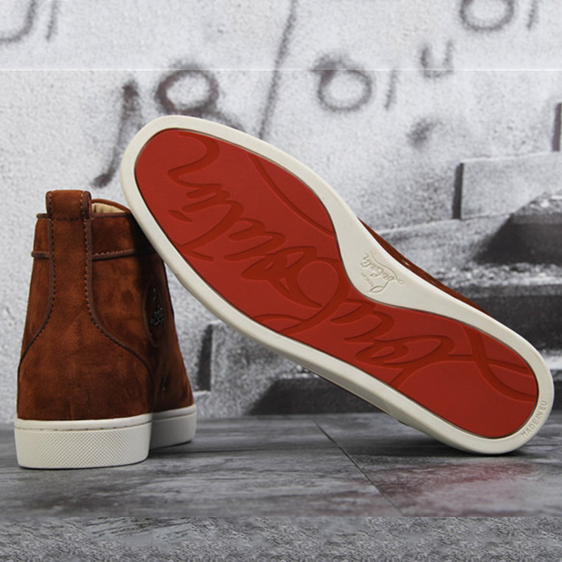 made-to-order!!! Ch**an louboutin limited version rantus orlato flat pur sang suede sneakers