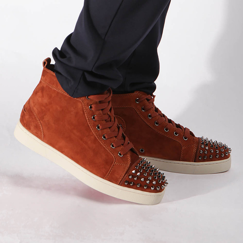 in stock!!! Ch**an louboutin limited version lou spikes men