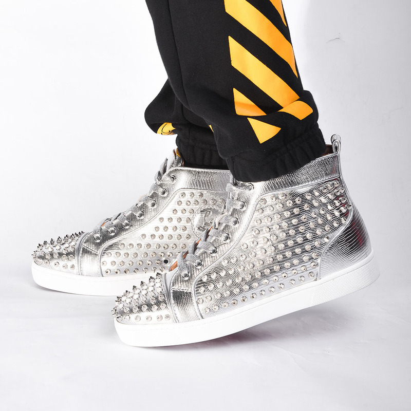 [updated]in stock!!! Ch**an louboutin limited version l**is spikes men