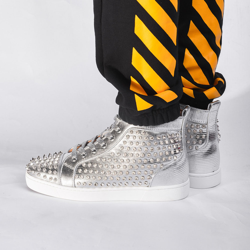 [updated]in stock!!! Ch**an louboutin limited version l**is spikes men