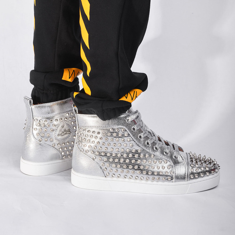 [updated]in stock!!! Ch**an louboutin limited version l**is spikes men