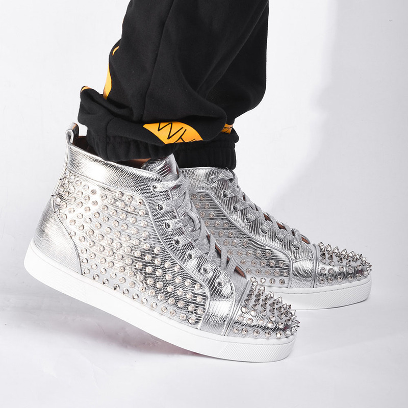 [updated]in stock!!! Ch**an louboutin limited version l**is spikes men