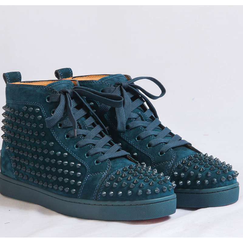 made-to-order!!! Ch**an louboutin limited version quartz l**is spikes men