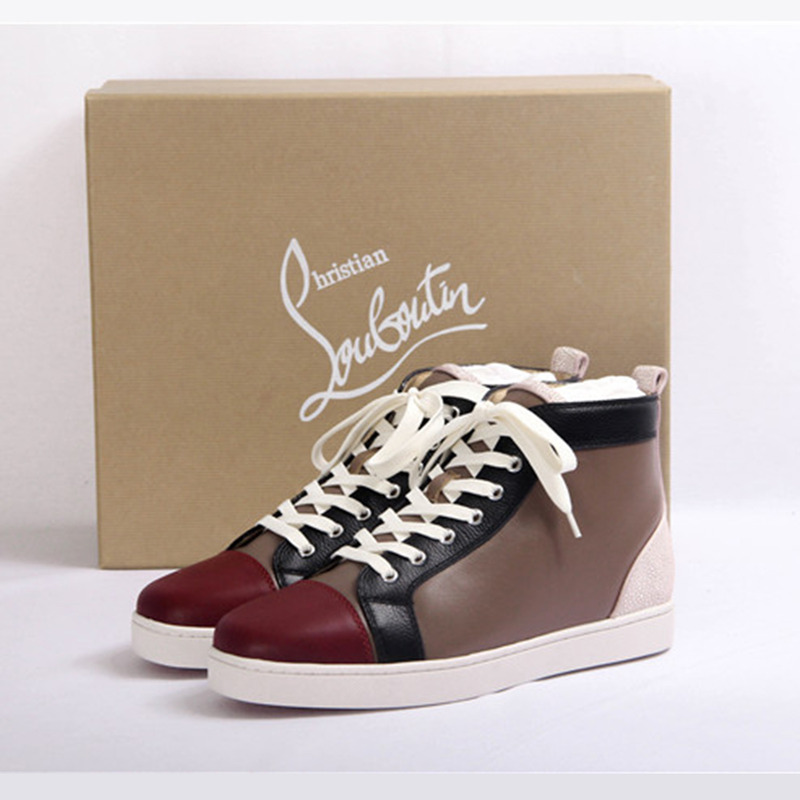 in stock!!! Ch**an louboutin limited version mastic l**is men