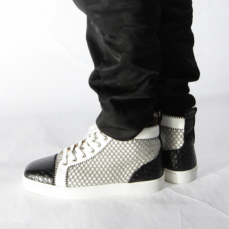 [made  to order] Ch**an louboutin super perfect l**is orlato nappa black white sneakers