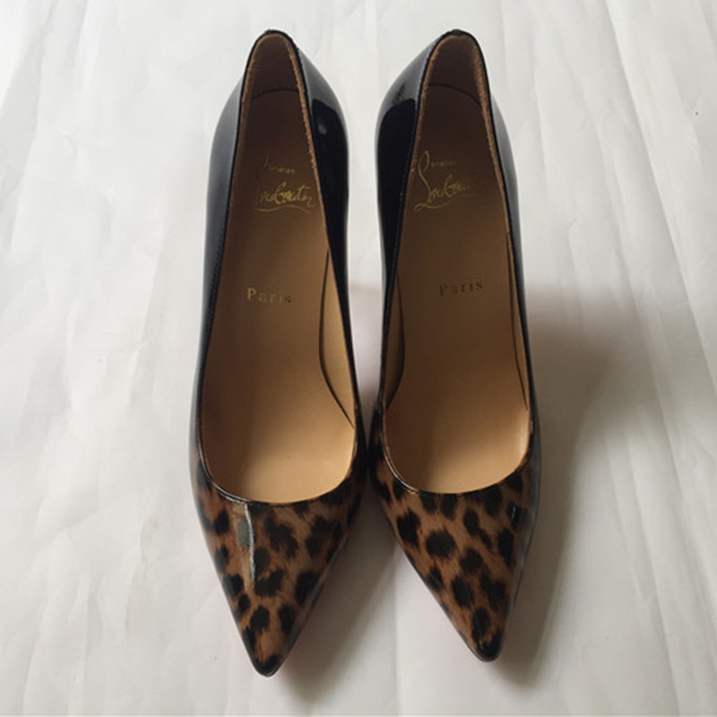 made to order!!! Ch**an louboutin super perfect leopard print leather heel made to order