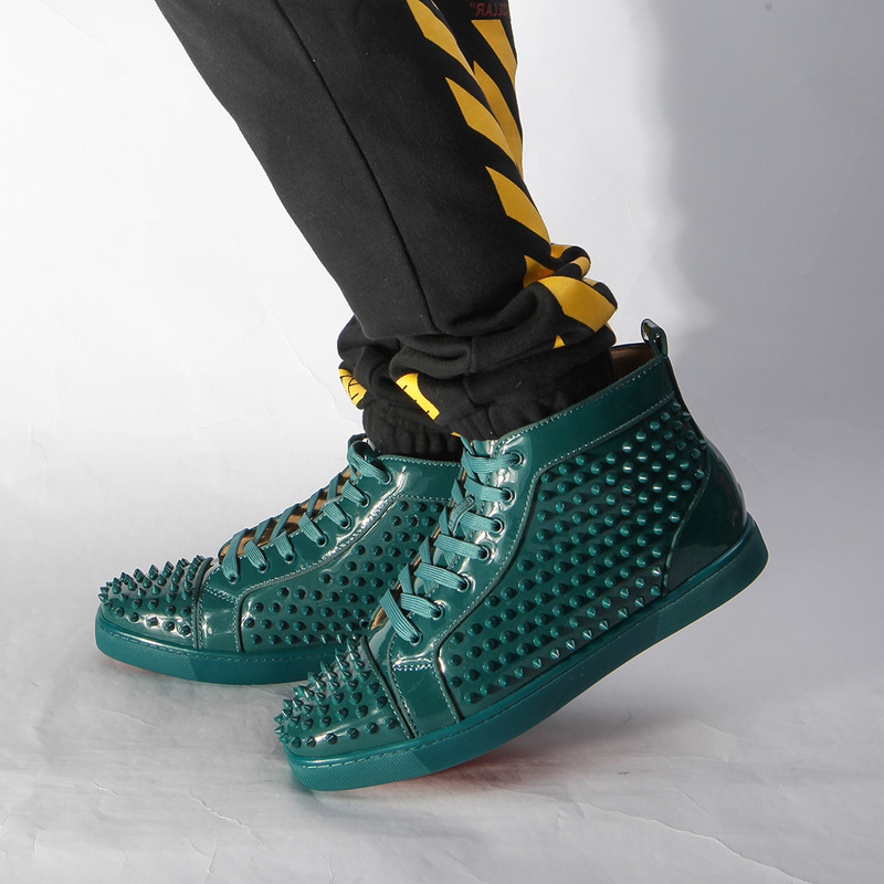 Ch**an louboutin limited stock limited version l**is spikes orlato men