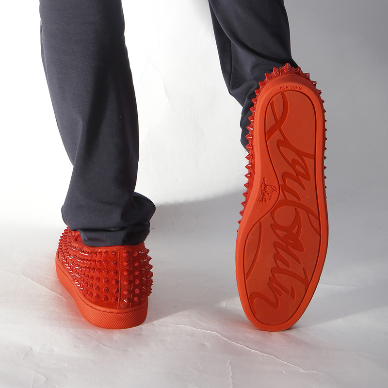 Ch**an louboutin limited version roller-boat spikes men