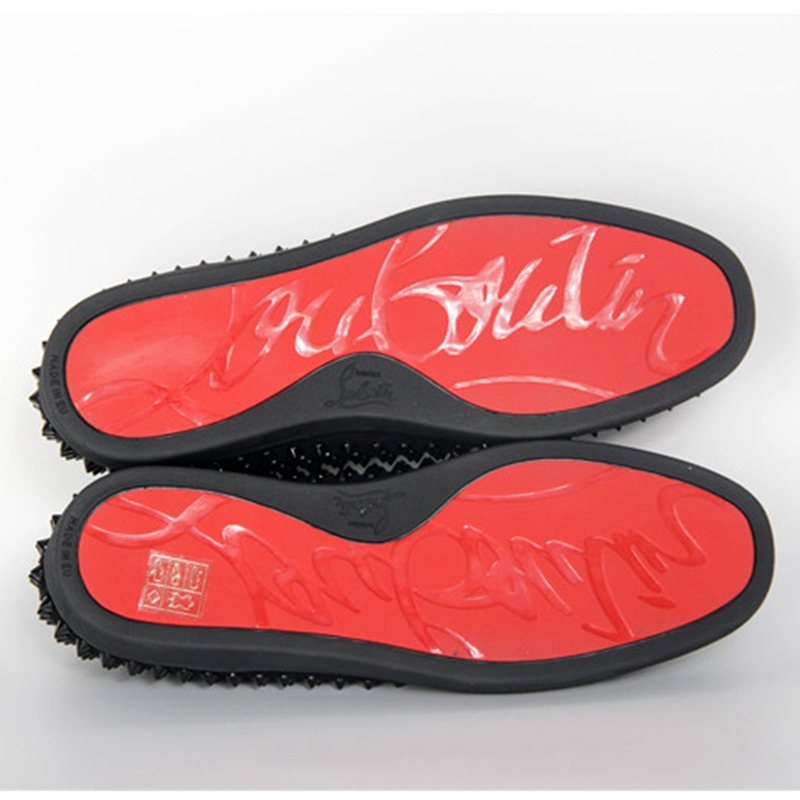 Ch**an louboutin limited version roller-boat spikes men