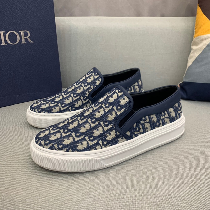 D*or b23 men''s slip on sneaker in navy blue