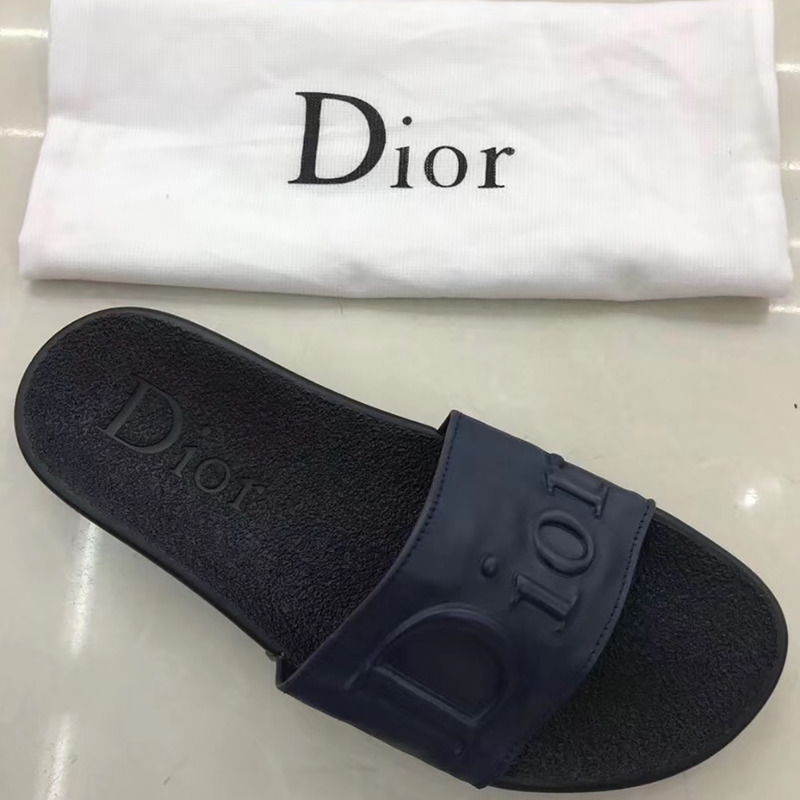 D*or oblique sandals blue