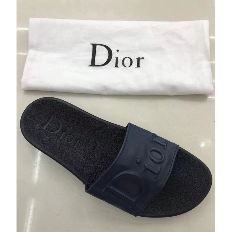 D*or oblique sandals blue