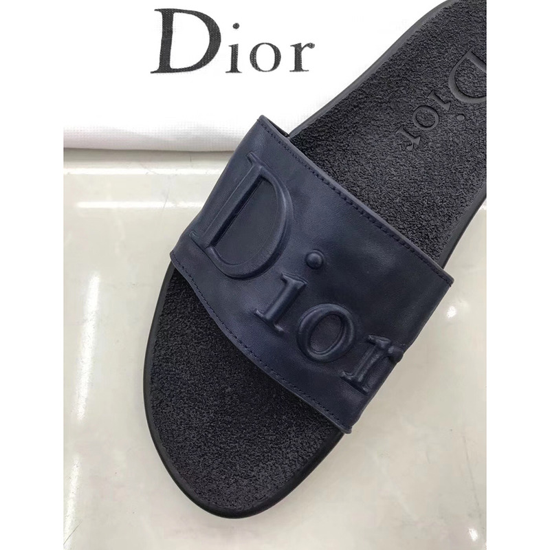 D*or oblique sandals blue