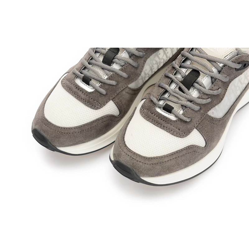 D*or b25 runner sneaker in D*or oblique gray suede