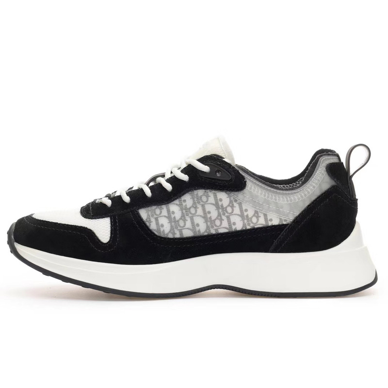 D*or b25 runner sneaker in D*or oblique black suede